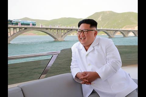 North Korean leader Kim Jong Un inspected the Koam – Tapchon railway (Photo: Korean Central News Agency).